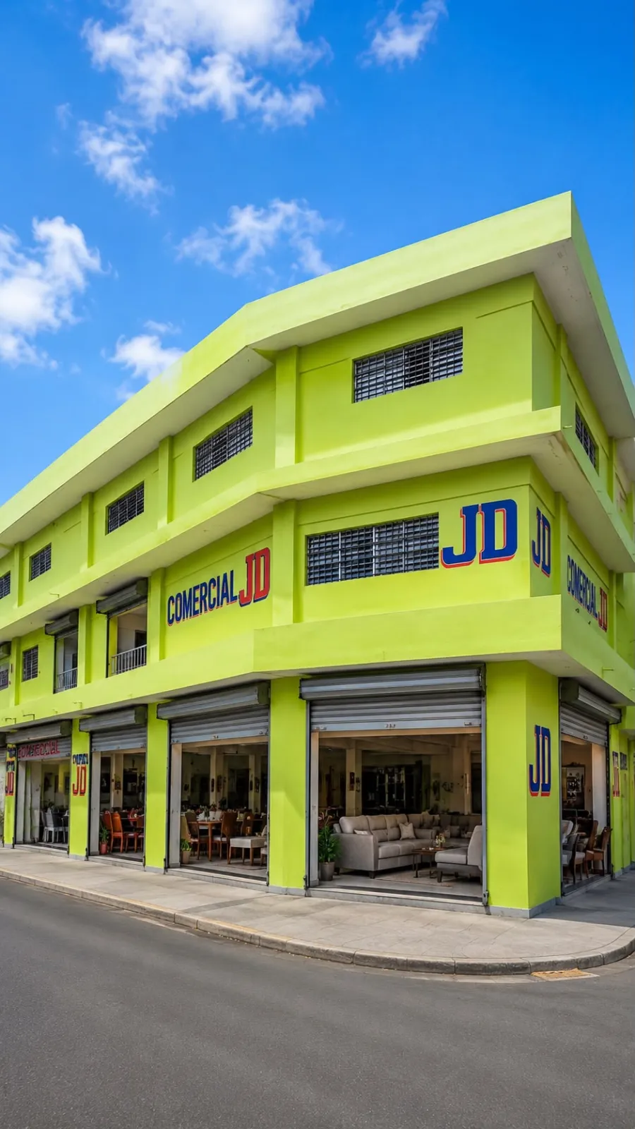 Sala de exhibición de muebles – Comercial JD